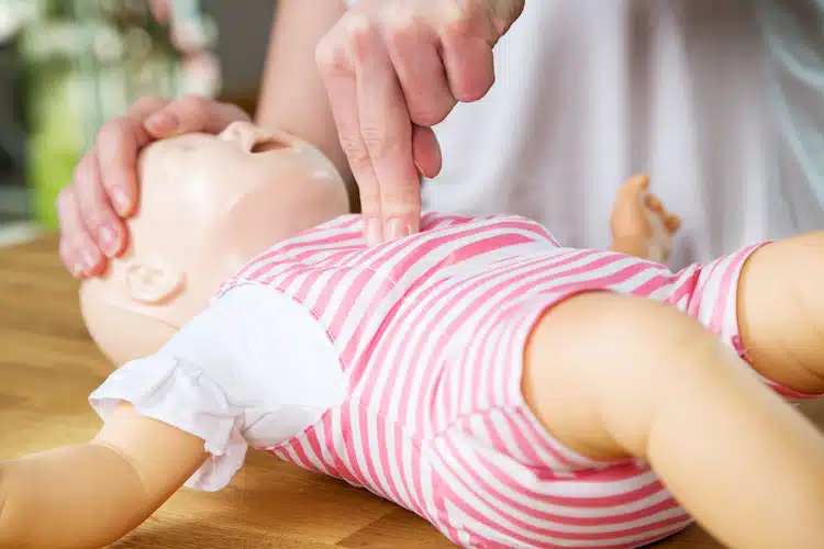 Infant Cpr Two Finger Cvompression